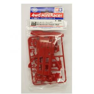 Tamiya 95243 Mini 4WD FM Reinforced Chassis (Red)